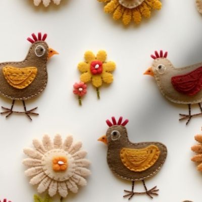 Turkey Faux Embroidery, Thanksgiving Turkey