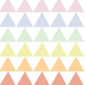 Giant Large Pastel Triangles Soft and Fun