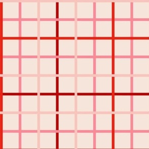 Pinks and red valentines grid 6x6