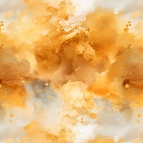 Gold Watercolor Abstract Paint 