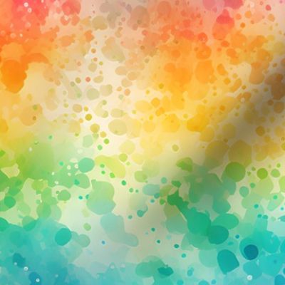 Rainbow Watercolor Abstract Paint 