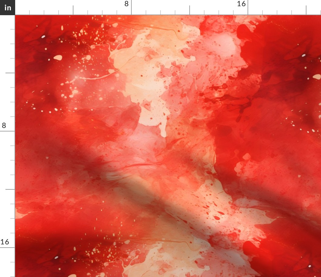 Red Watercolor Abstract Paint 