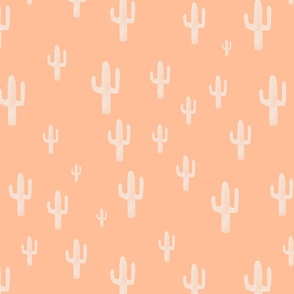 Cactus on peach fuzz - Pantone color 2024 - FFBE98 L