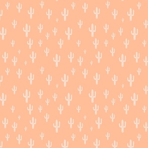 Cactus on peach fuzz - Pantone color 2024 - FFBE98 M