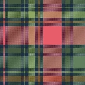 Winter Plaid Dark  - Festive Winter