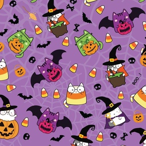 Halloween Cats in Costumes
