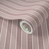Textured Mauve and Dusty Rose Stripes Extra Large Scale
