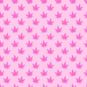 Cannabis Pink on Pink