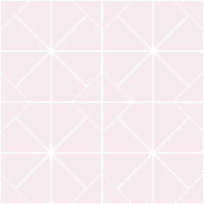 Geometric Simple Modern in Pink Large