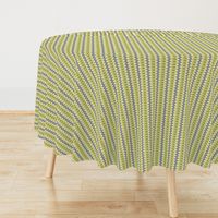 Danish Modern Chartreuse on Gray