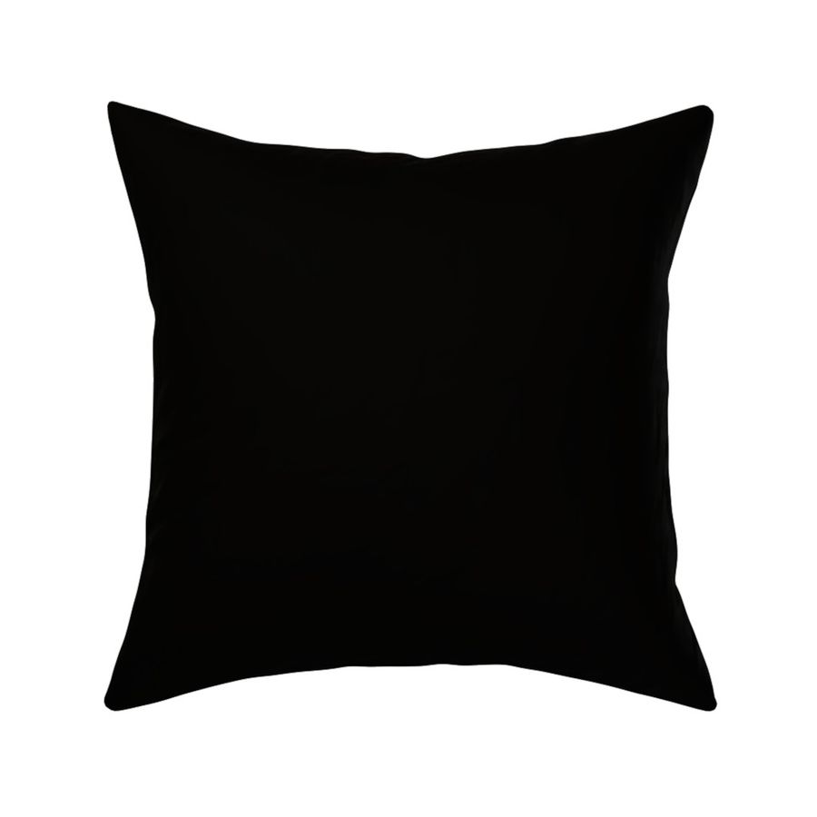 pitch black hex #000000 blackest darkest Fabric | Spoonflower