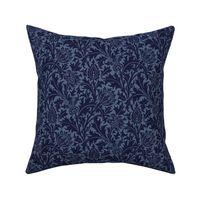  morris thistle wallpaper blue