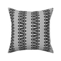 Danish Modern Decor in black and white