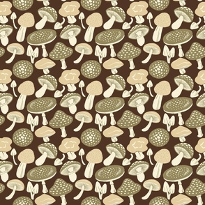Mushroom Forest Neutrals on Brown (small)