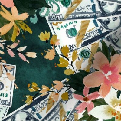 MONEY MINDSET Cash Floral