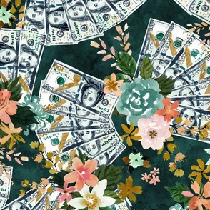 MONEY MINDSET Cash Floral