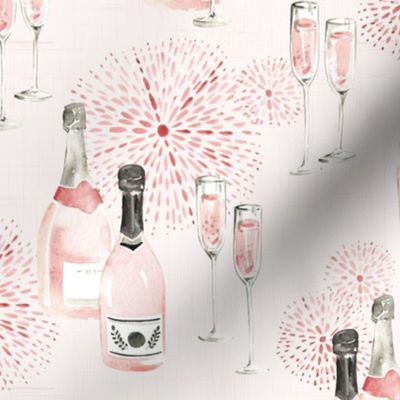 (L) Let's celebrate Valentine's in Paris with Champagne in petal pink Large scale