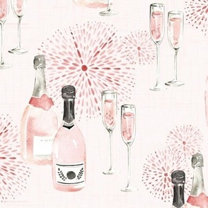 (L) Let's celebrate Valentine's in Paris with Champagne in petal pink Large scale