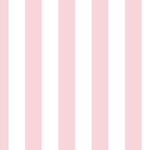 Pale pink 2 inch stripe