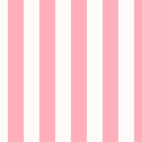 Cherry blossom light pink 2 inch stripes