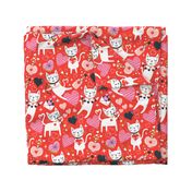 You're The Cat's Meow - Valentine's Day Red Large