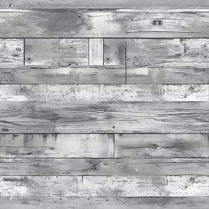 Weathered Wood Siding - Grays - New Wallpaper
