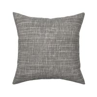 Jonathan Flax-Linen –Dark Gray Flax Linen Grasscloth Wallpaper – New 