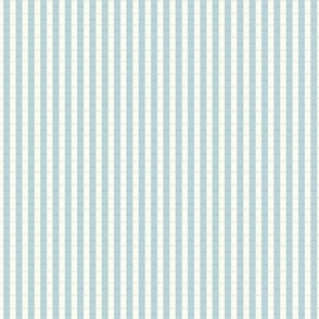 Miss Dior - Tiny Scale - 2" x2" -French Blue/Cream Stripes  – New 