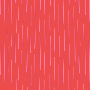 Bright pink organic lines on red