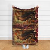 36x54 blanket bird