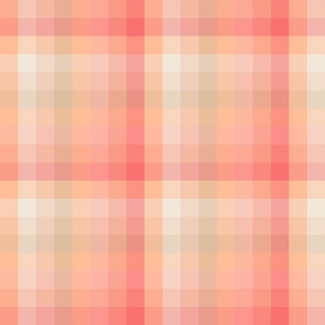 Peach Fuzz Plaid 8x8