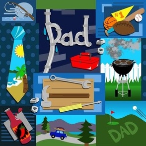 Fathers Day Patchwork