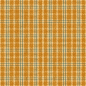 North Country Plaid - large - gold, light gold, and sage 