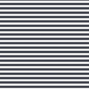 regular horizontal stripes in after midnight dark blue