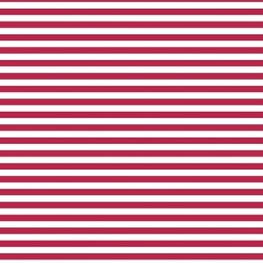 regular horizontal stripes in viva magenta hot pink