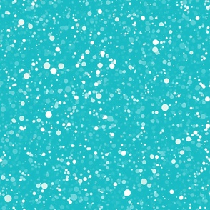 Dark Aqua Blue Confetti Glitter  