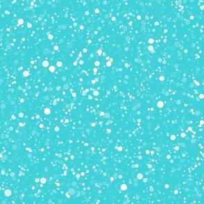 Medium Aqua Blue Confetti Glitter  
