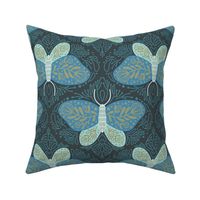 Large Butterfly Ogee Large in Blue
