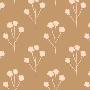 Gypsophila Babies Breath floral in tan and dessert sand