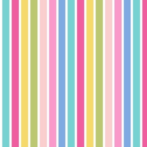 Bold Rainbow Candy Stripes