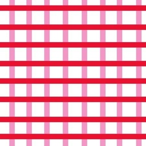 pink red gingham