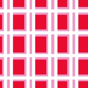 pink red white plaid