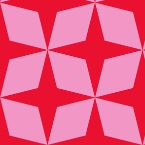 pink red simple star