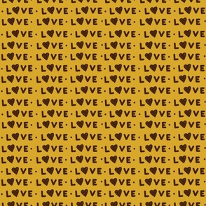 Love Valentines Day Summer Yellow Handwritten (Medium)