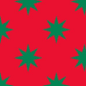 red green star