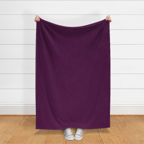 Purple, Eggplant, Plum Solid #520B44