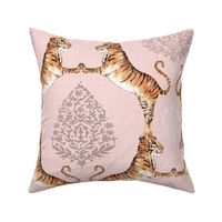 Big Cat Damask (blush) LRG