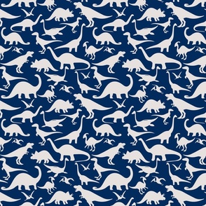  Dinosaurs on a blue background S