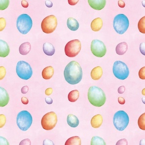 Watercolor Easter Eggs Sm