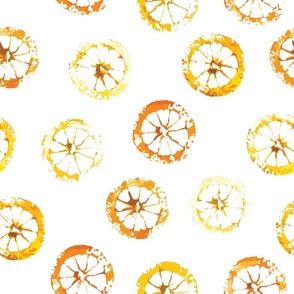 Lemons yellow orange L
